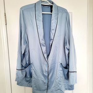 Ashely Graham Satin pajama top